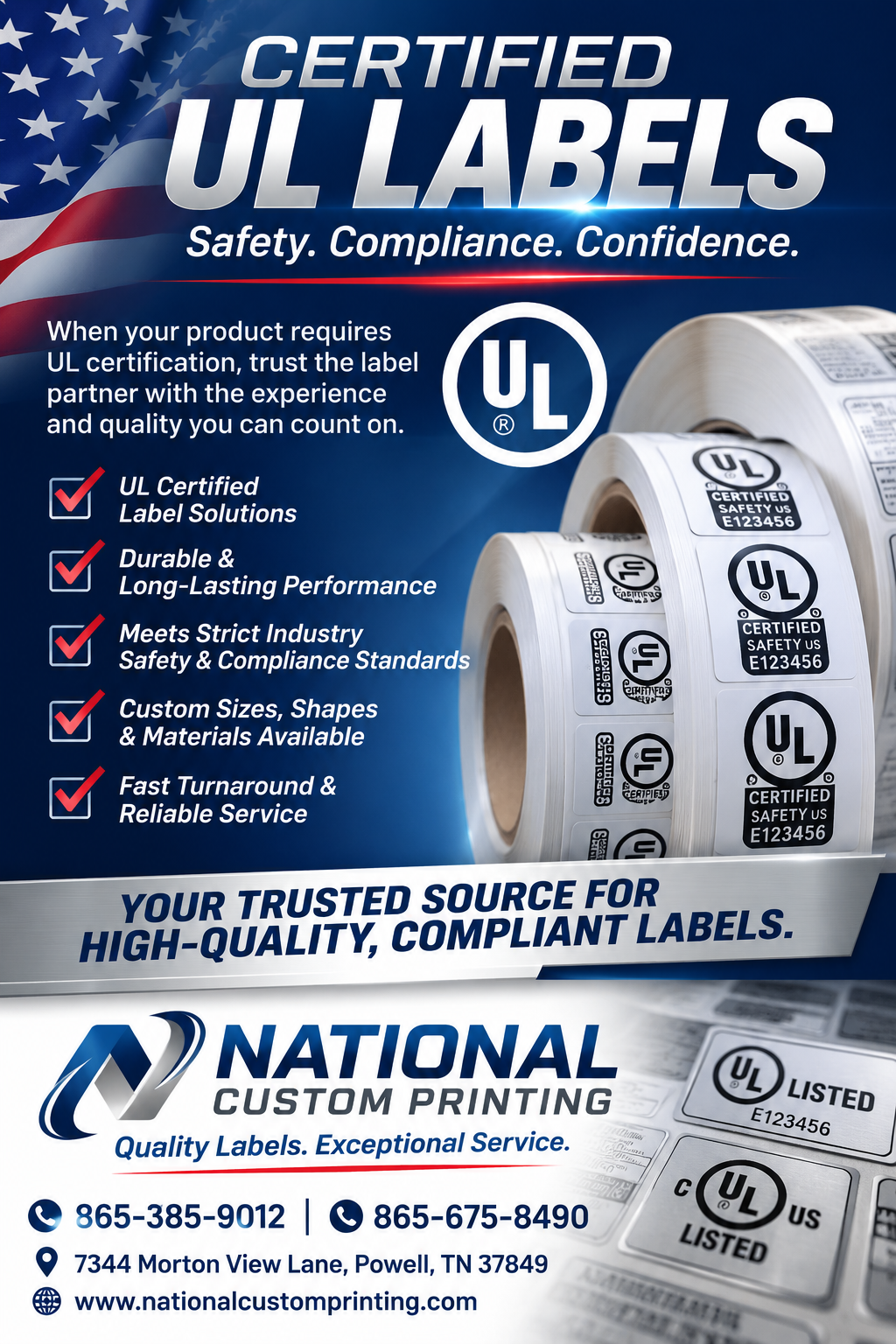 UL labels